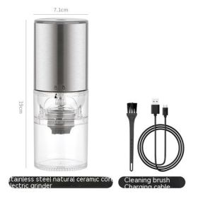 Stainless Steel Coffee Grinder Electric Coffee Machine Top Quality (Option: Natural ceramics)