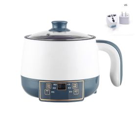 Multifunctional Electric Cooking Pot For Student Dormitories (Option: Single pot-US)