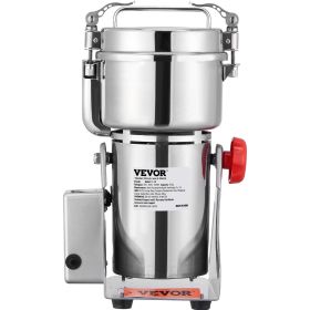 VEVOR 2500g Commercial Spice Grinder Electric Grain Mill Grinder High Speed (Capacity: 2.2 lbs)